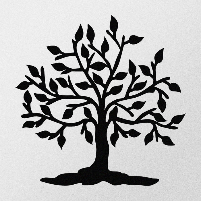 Wallity Kalp Agac Escultura de Pared de Metal Negra 70 x 70 cm Wallity Kalp Agac Escultura de Pared de Metal Negra 70 x 70 cm